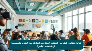 تفاعل متزايد.. كيف تعزز المكتبة الإلكترونية العلاقة بين الطلاب والمعلمين في التعليم الرقمي؟